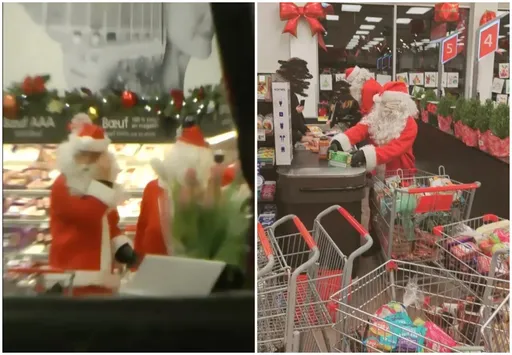 圣诞老公公蒙面抢超市！？推走7万元食物竟是「劫富济贫」