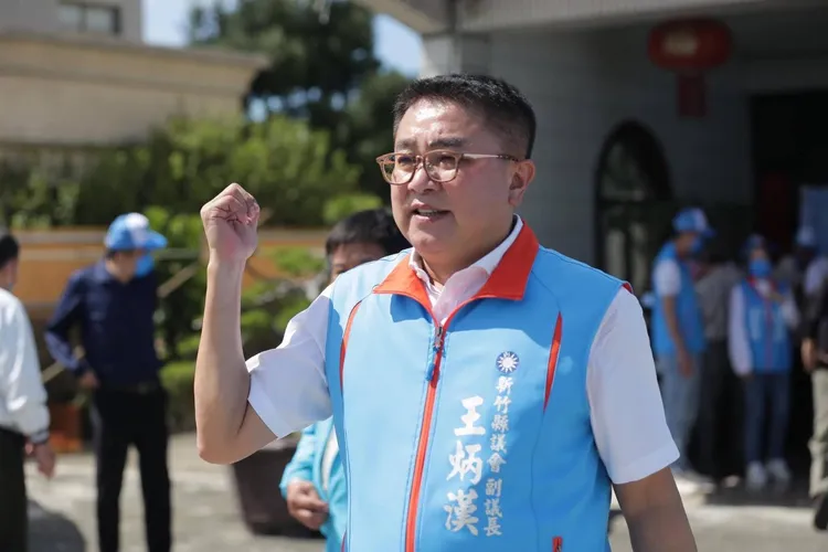 新竹縣議會副議長王炳漢力挺發聲支持陳見賢參選新竹縣長。取自王炳漢粉絲團