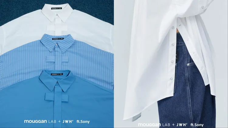 LAB+JWH鈕扣襯衫，各2180元。品牌提供