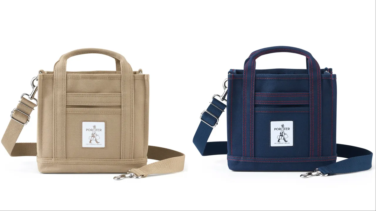 PORTER INTERNATIONAL VAN手提包（S），各3650元。品牌提供