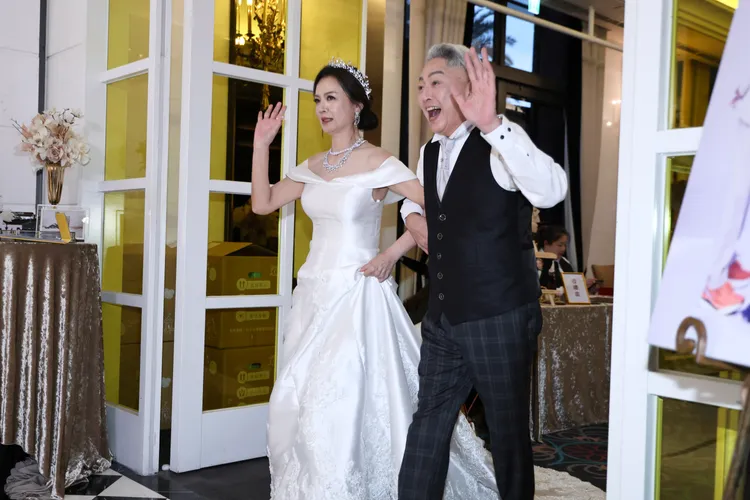 李國超希望藉著這場婚宴讓大家沾沾喜氣。彭欣偉攝