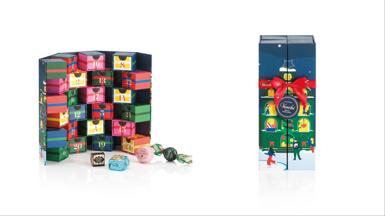 Venchi奢华可可倒数月历，2780元。品牌提供