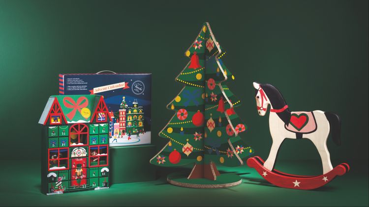 Venchi聖誕倒數月曆華麗登場　超Q的木馬禮盒秒陷入童話場景