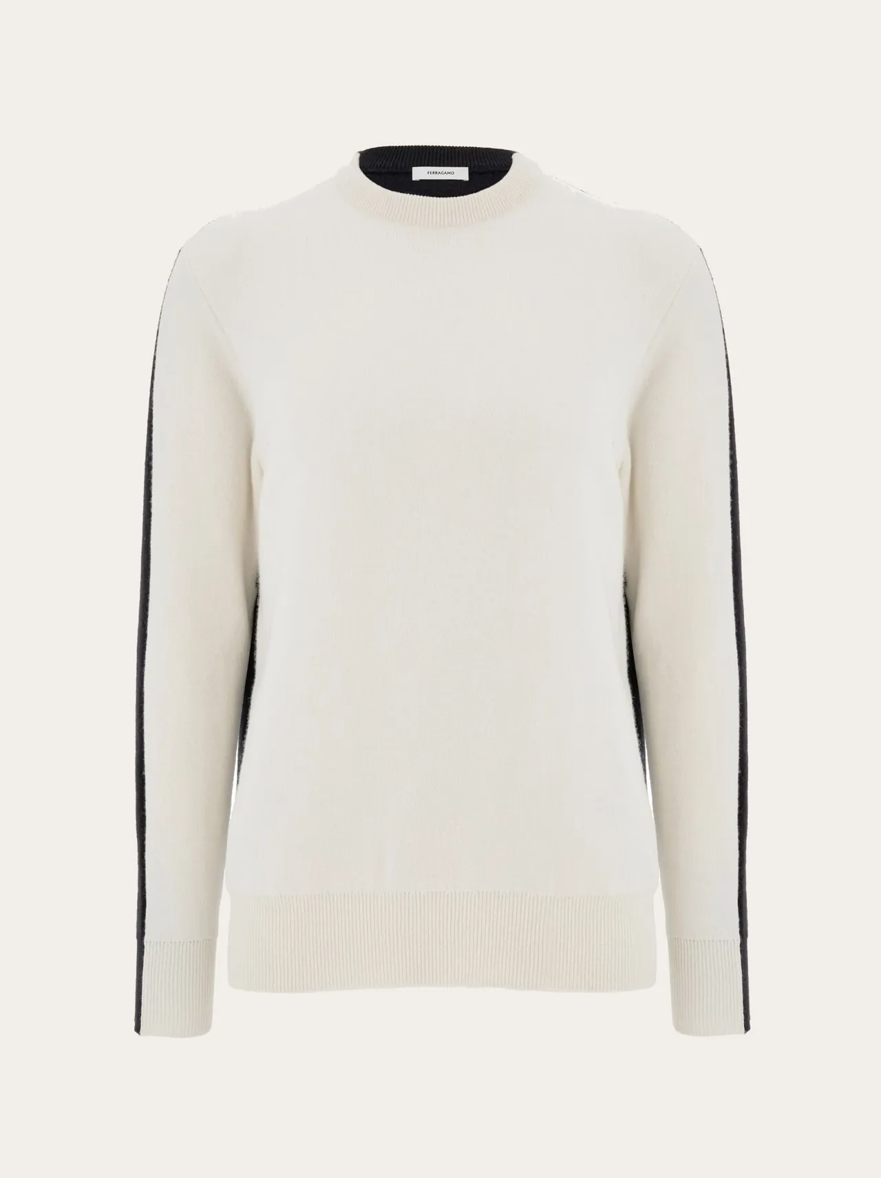 Ferragamo宽松双色针织衫，6万900元。品牌提供