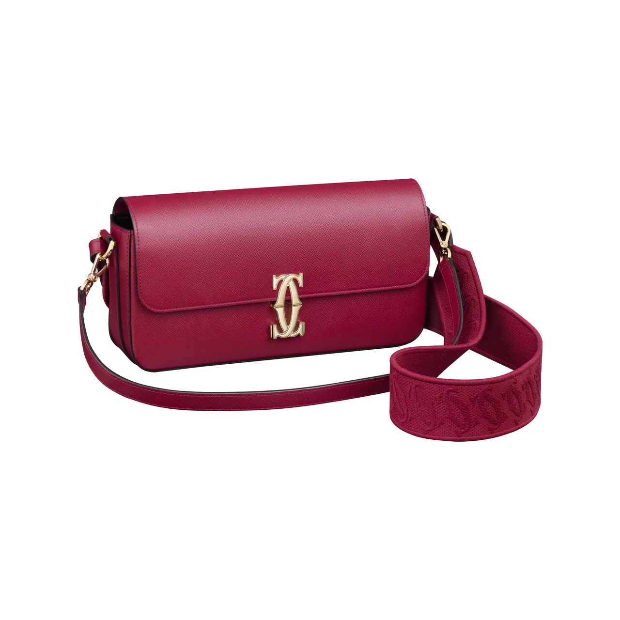 C de Cartier橫式肩背包，12萬3000元。品牌提供