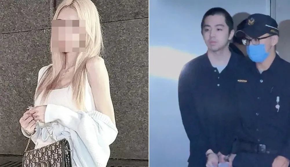 恐怖情人刘柏葳（右）狠砍前谷姓女友（左）数十刀致死。资料照片