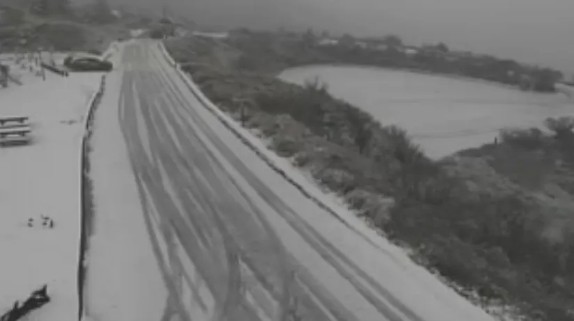 仁爱乡小风口合欢山管理站。即时影像监视器