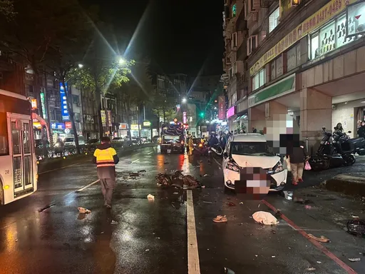 基隆毒驾男失控暴冲！连撞6车酿3人伤　惊悚瞬间曝光