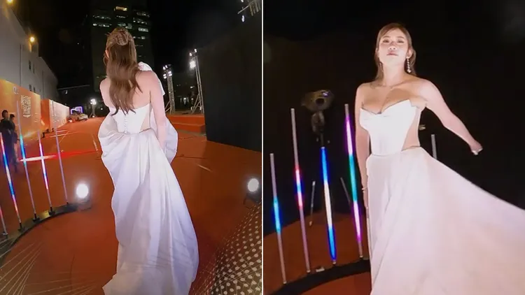 黃婧靈參加TVB晚會的服裝。翻攝自黃婧靈IG