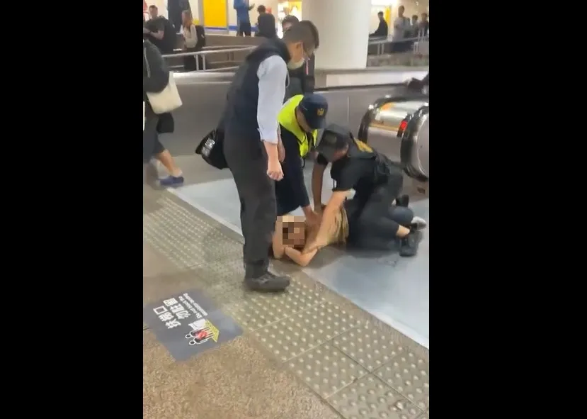 北车又出4了！男乱按火警铃高喊「我会伤人」　遭喷辣椒水压制