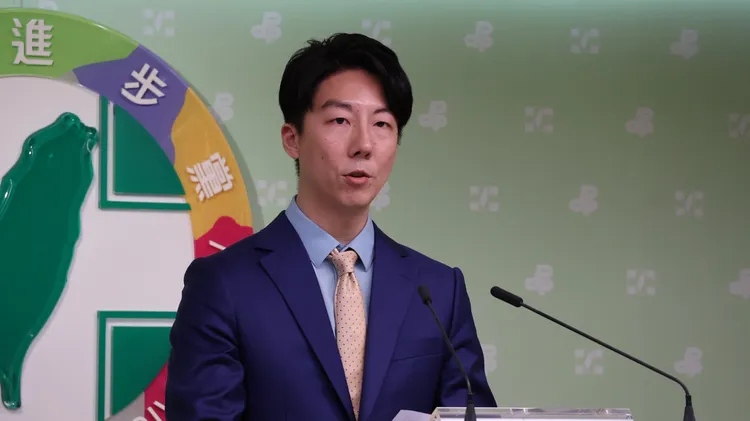 民進黨發言人吳崢。記者葉家瑋攝