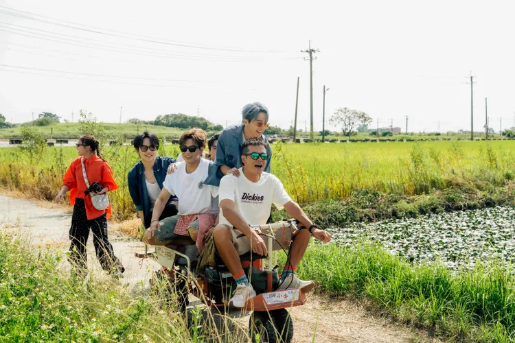 Energy出事前录影，迎来农作体验。好看娱乐提供