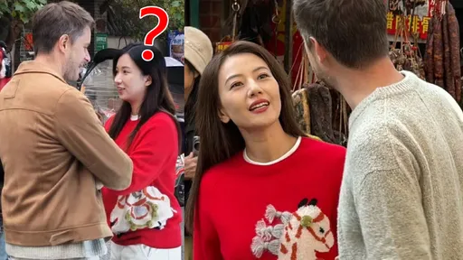 兩個高圓圓？女神逛菜市場錄節目竟有替身