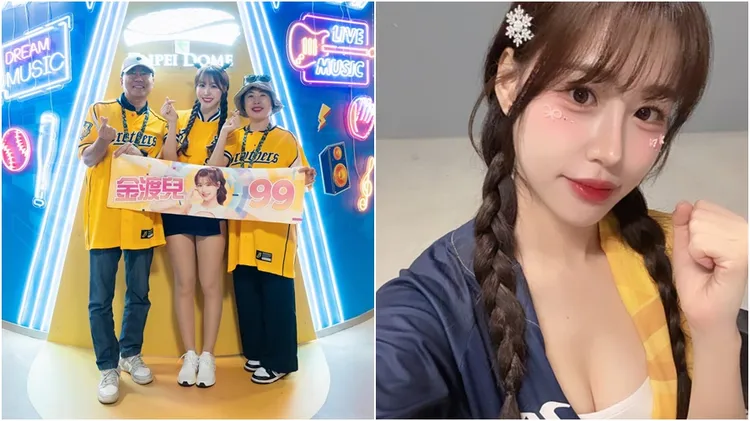 韩籍啦啦队金渡儿透露自己爸爸罹患癌症，让她震惊又难过。翻摄自金渡儿threads