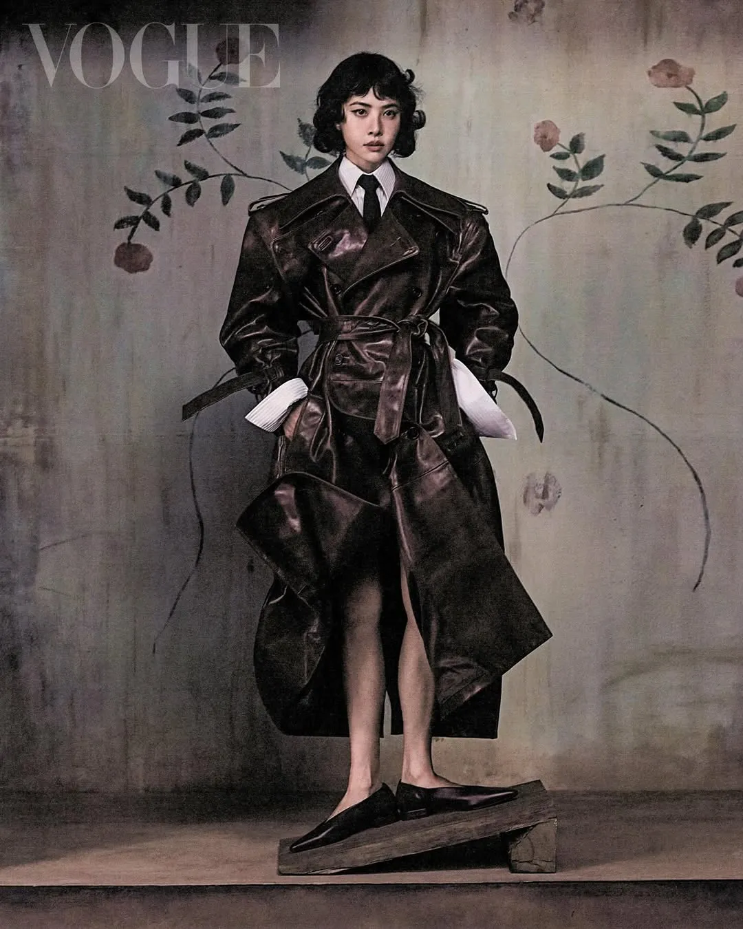 蔡依林拍摄《VOGUE》中文版12月号封面。翻摄蔡依林IG