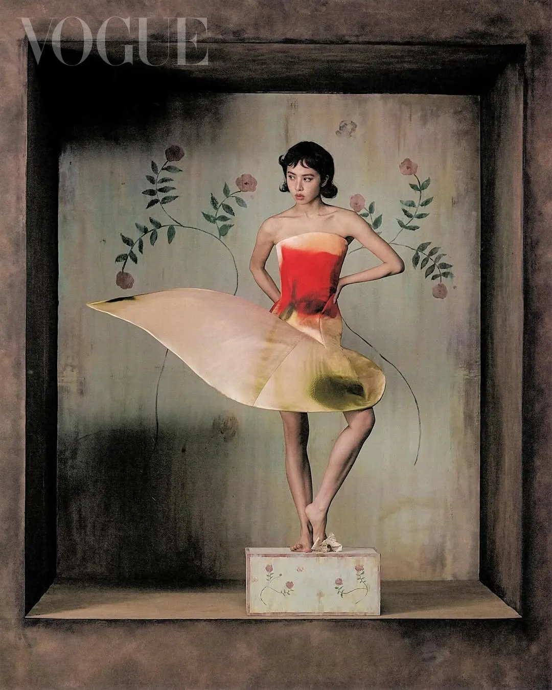 蔡依林拍摄《VOGUE》中文版12月号封面。翻摄蔡依林IG