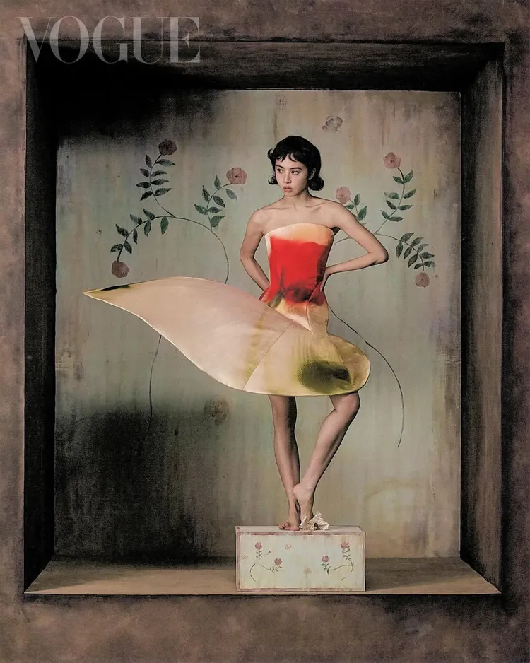 蔡依林拍攝《VOGUE》中文版12月號封面。翻攝蔡依林IG