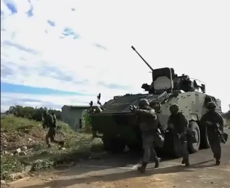 因應共軍環台軍演，陸軍司令部公布備戰操演畫面。