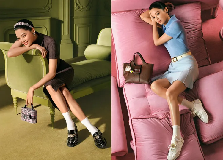 辛芷蕾早已多次入鏡Roger Vivier形象廣告。品牌提供