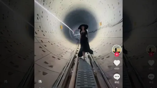 女网友闯入地铁隧道爽拍「女王驾到」　深圳地铁出大包批包商的错