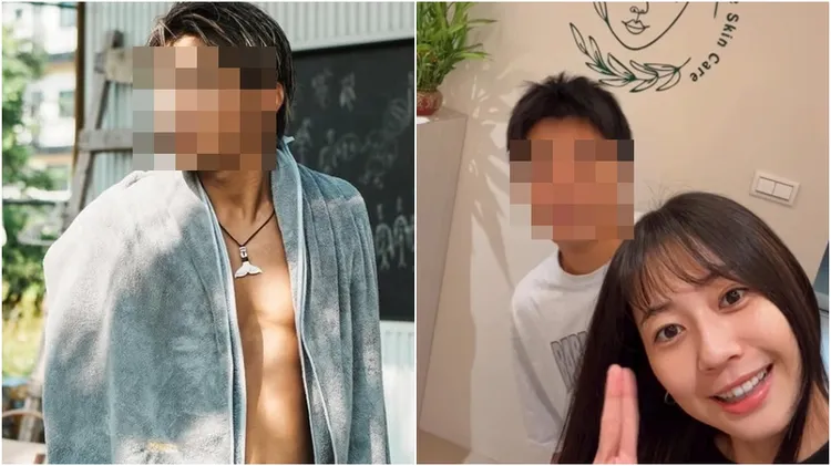 被傳慈妹男友的男子，曾和她一起去醫美保養業配。翻攝自當事人IG