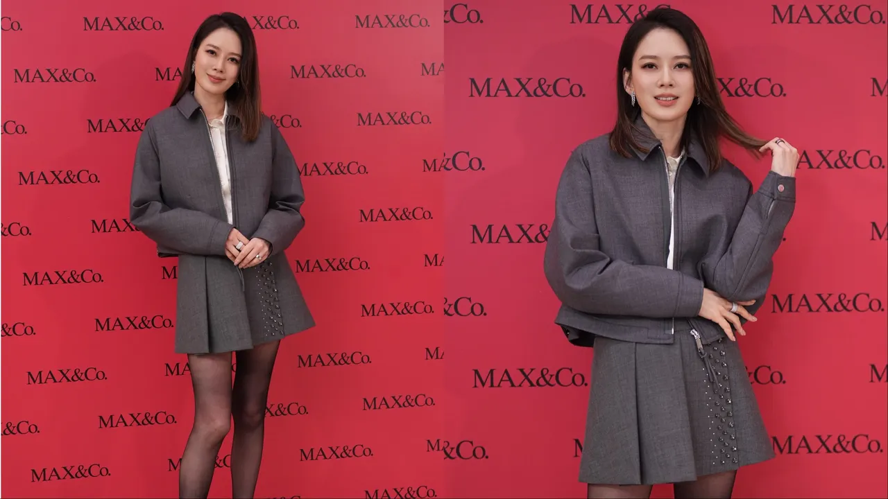 Melody現身MAX&Co.位於信義A11的全新形象專櫃。彭欣偉攝