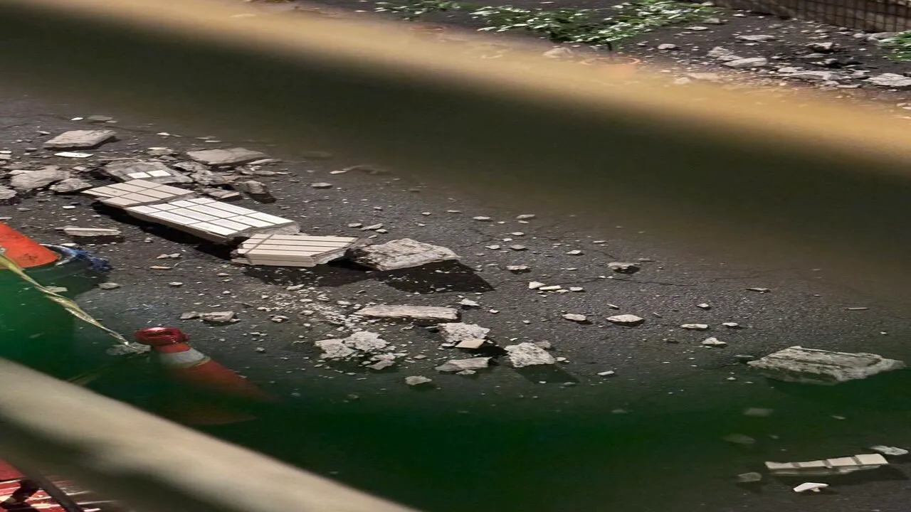 居民心有余悸表示，若当时脚步慢一点，拍到的可能就是我受伤的样子。Threads网友「teresa_wu1208」授权提供