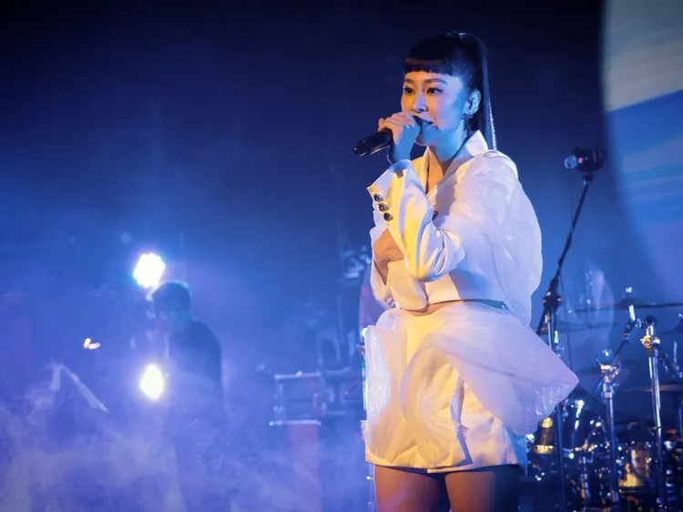 張棋惠開心宣布高雄續唱。好撐音樂提供