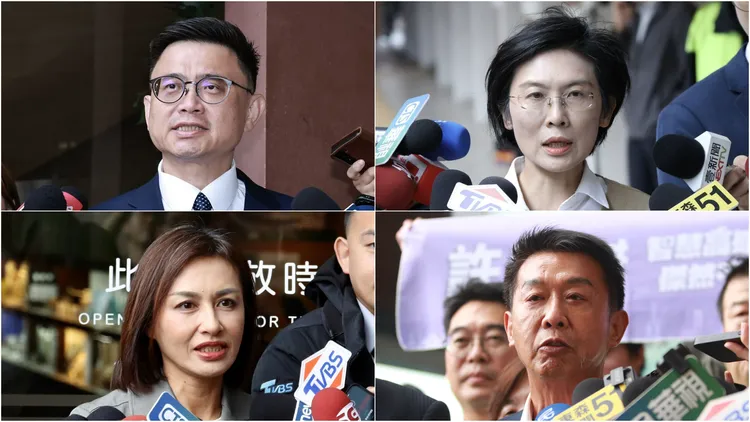 民进党2026年高雄市长初选出现四强厮杀战。合成图，资料照