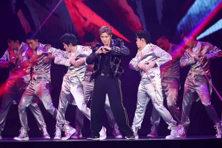 羅志祥舞曲齊發，嗨翻全場。彭欣偉攝