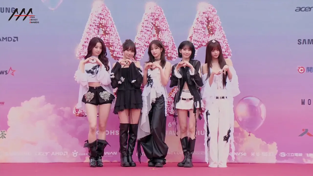 LE SSERAFIM造型率性。翻摄LINE TV