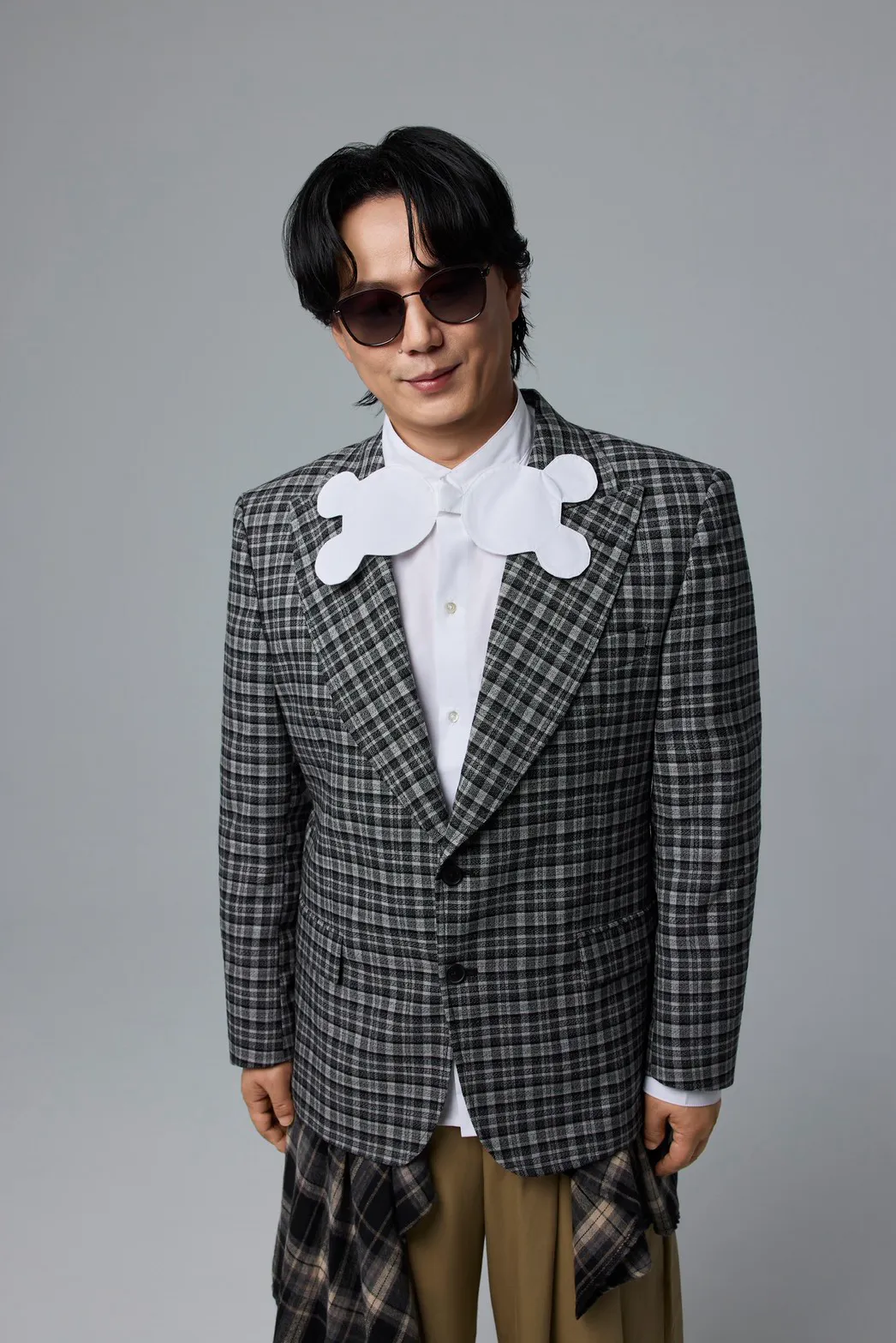 萧煌奇除了会唱歌，平日更喜欢玩地狱梗。中华民国身心障碍者艺文推广协会提供