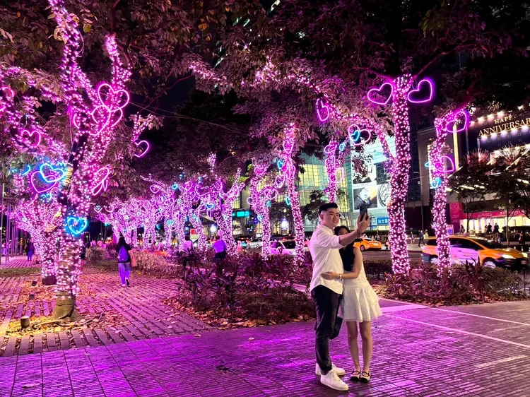 微風信義×微風南山「微風告白大道」登場。業者提供