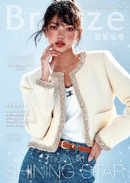 今年微風新一代品牌大使Svasti擔任微風廣場聖誕封面代言人領銜登場。業者提供