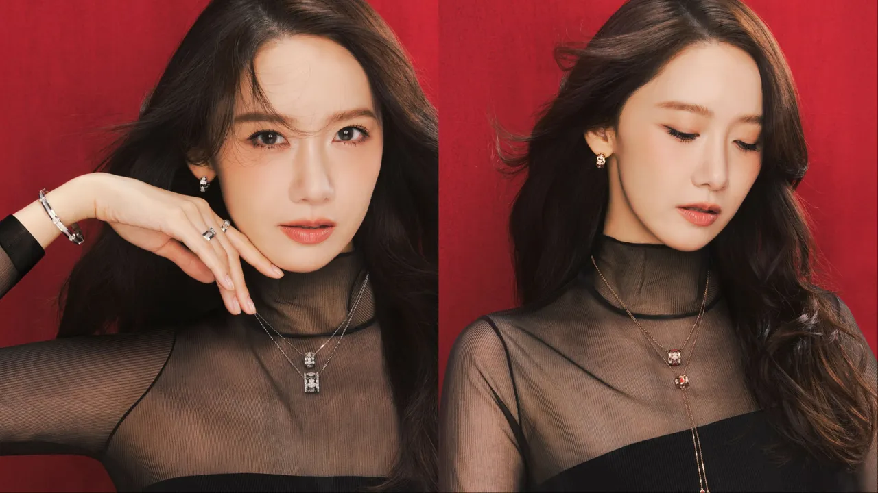 潤娥佩戴Qeelin全新葫蘆珠寶。品牌提供