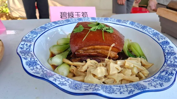 桃園黑豬肉料理。農業局提供