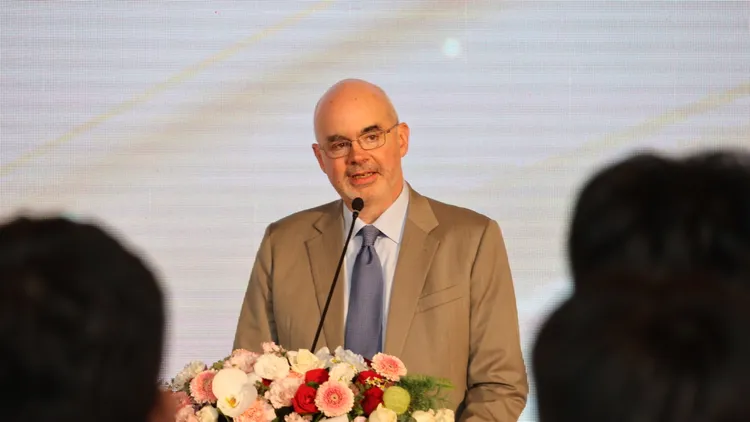 美国在台协会处长谷立言。记者叶家玮摄