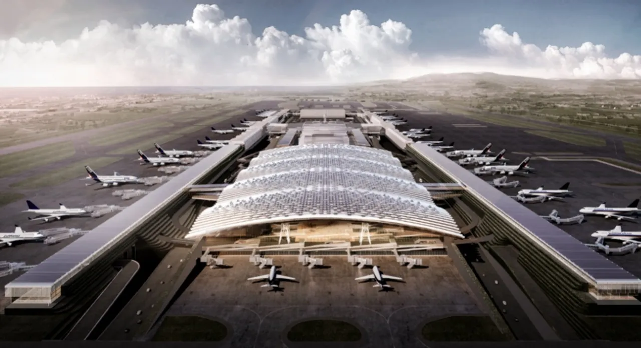 桃机第三航厦模拟图。铁道局提供