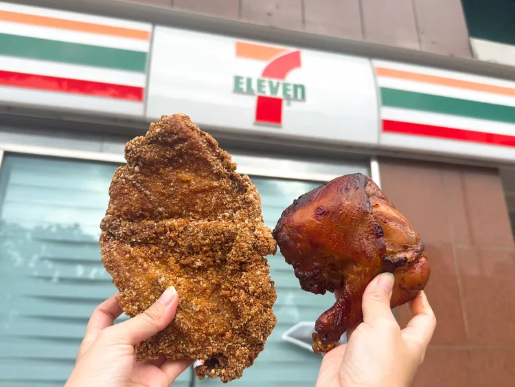 部分門市搶先販售每片重達270公克的「重量級大雞排」。7-ELEVEN提供