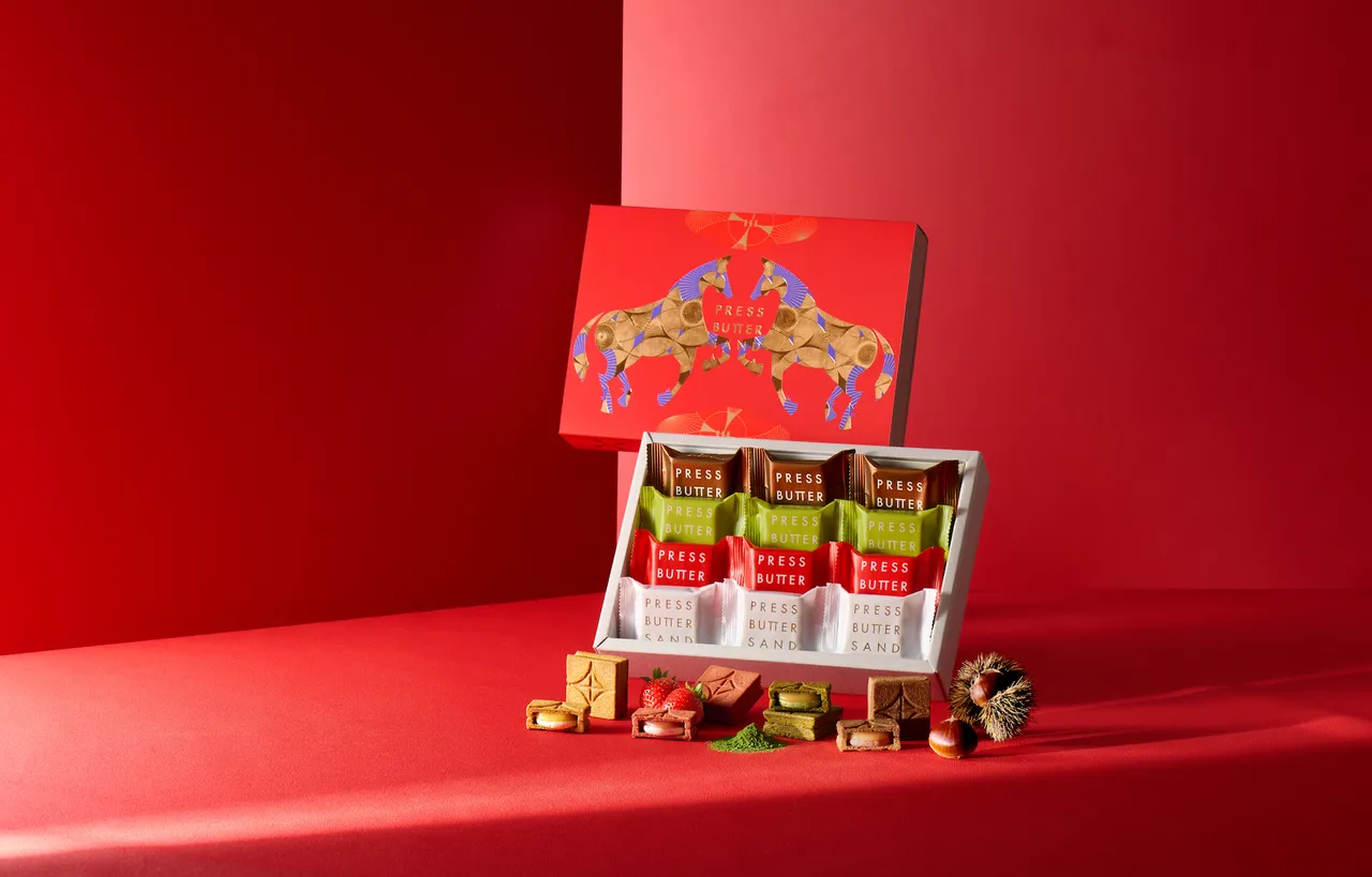 日本PRESS BUTTER SAND「贰马贺新春」开放预购　爆款《和红茶风味》1/6开抢