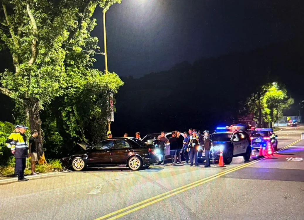 事故现场。大溪警分局提供