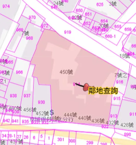 查詢謄本與比對地號，確實中山路京城銀行旁土地，為淳真國際與璽慶王建設購入。地籍圖資系統