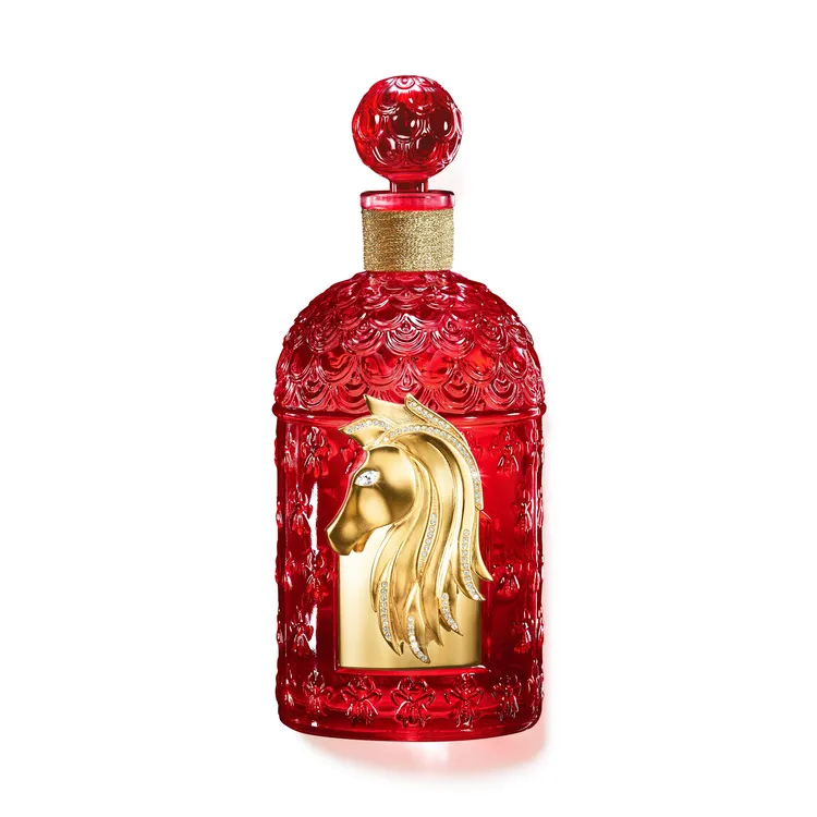 嬌蘭摯紅幸運淡香精奢鑽金馬蜂印瓶，1萬9500元。品牌提供