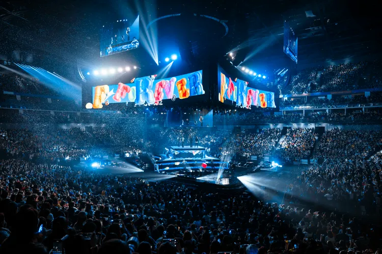 演唱會斥資2.5億打造。相信音樂提供