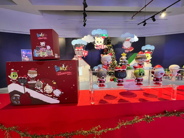 BBNEXDO聖誕造型盲盒。陳薇安攝