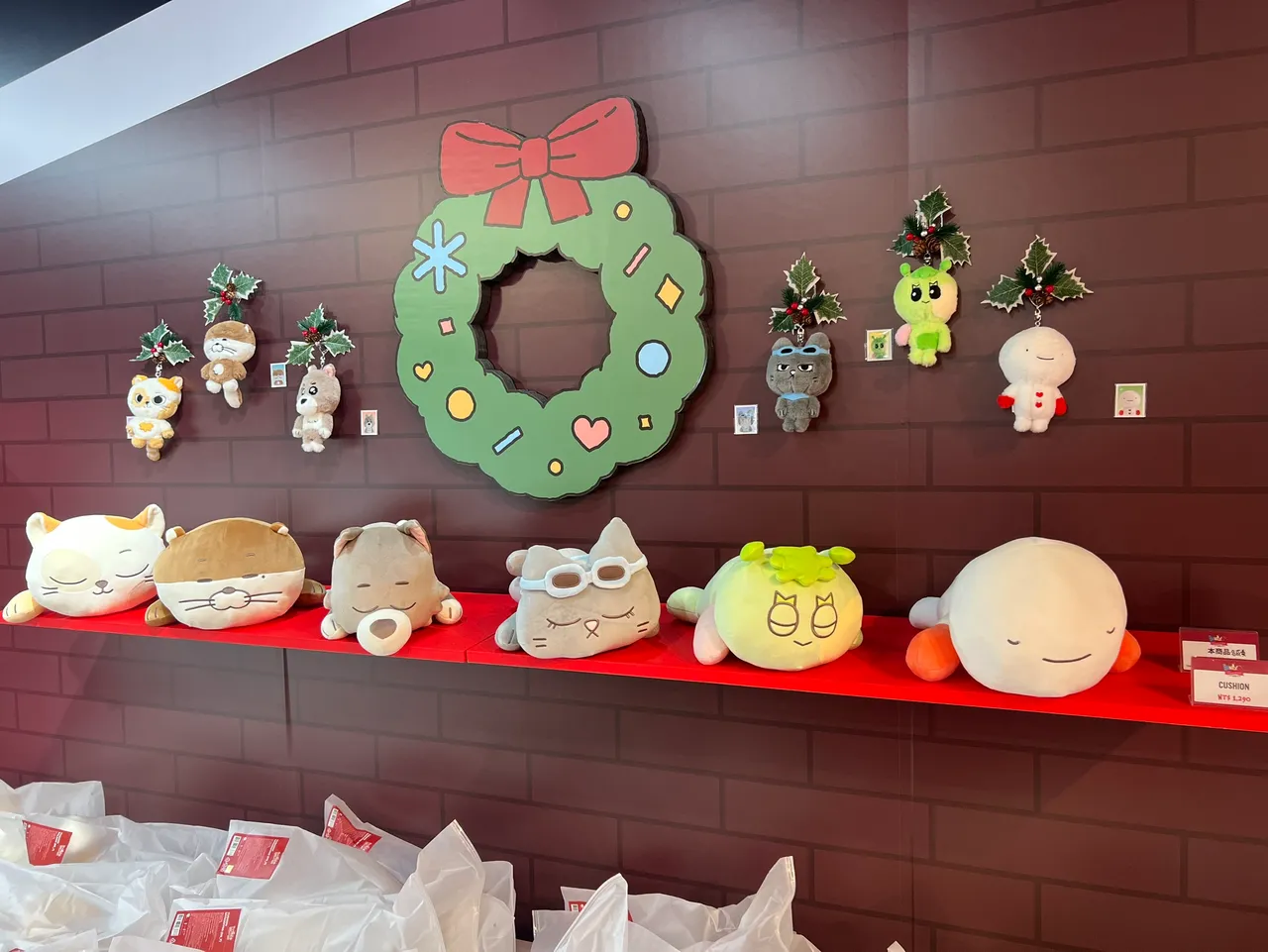 BBNEXDO抱枕。陈薇安摄