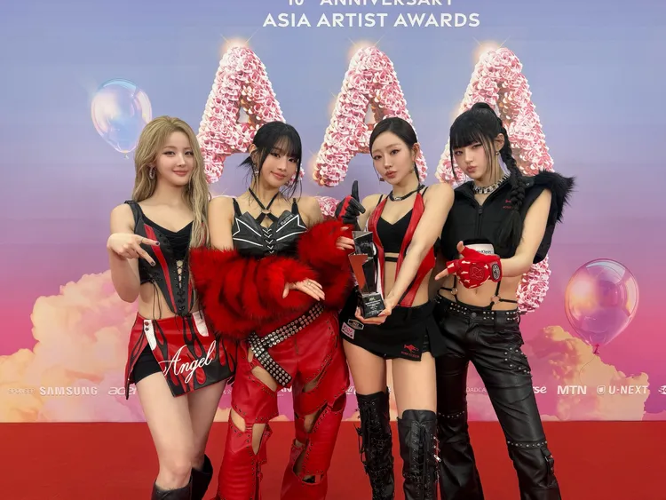 KISS OF LIFE獲得AAA最佳音樂人獎。翻攝KISS OF LIFE X