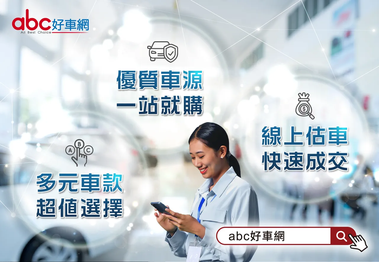abc好車網導入多項智能應用，以科技串聯買賣雙方信任，打造透明高效的智慧購車體驗。業者提供