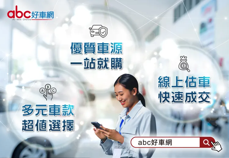 abc好車網導入多項智能應用，以科技串聯買賣雙方信任，打造透明高效的智慧購車體驗。業者提供
