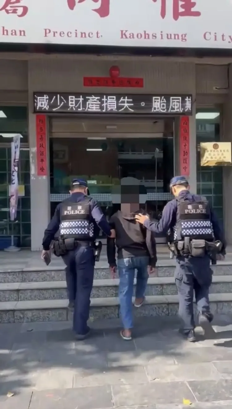 王男到案後，被警方函送法院審理。翻攝畫面